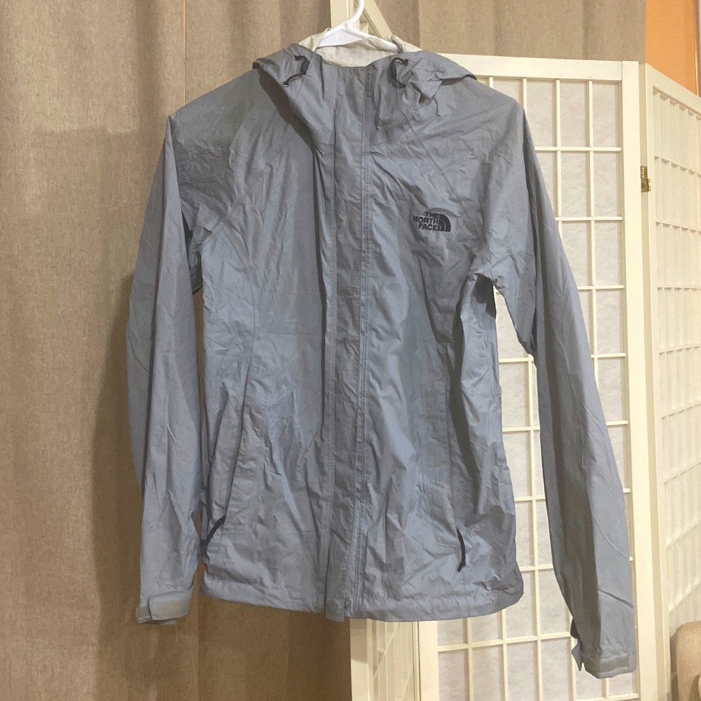 North face rain jacket  - grey